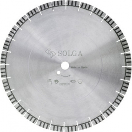 Диск алмазный Solga Diamant PROFESSIONAL10 сегментный (железобетон) 400мм/25,4